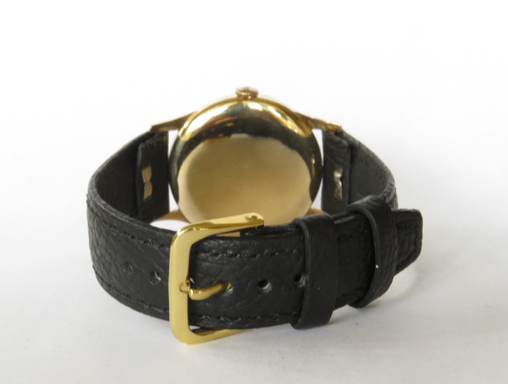 Gents 9ct gold Lanco wrist watch, 1960 View IV