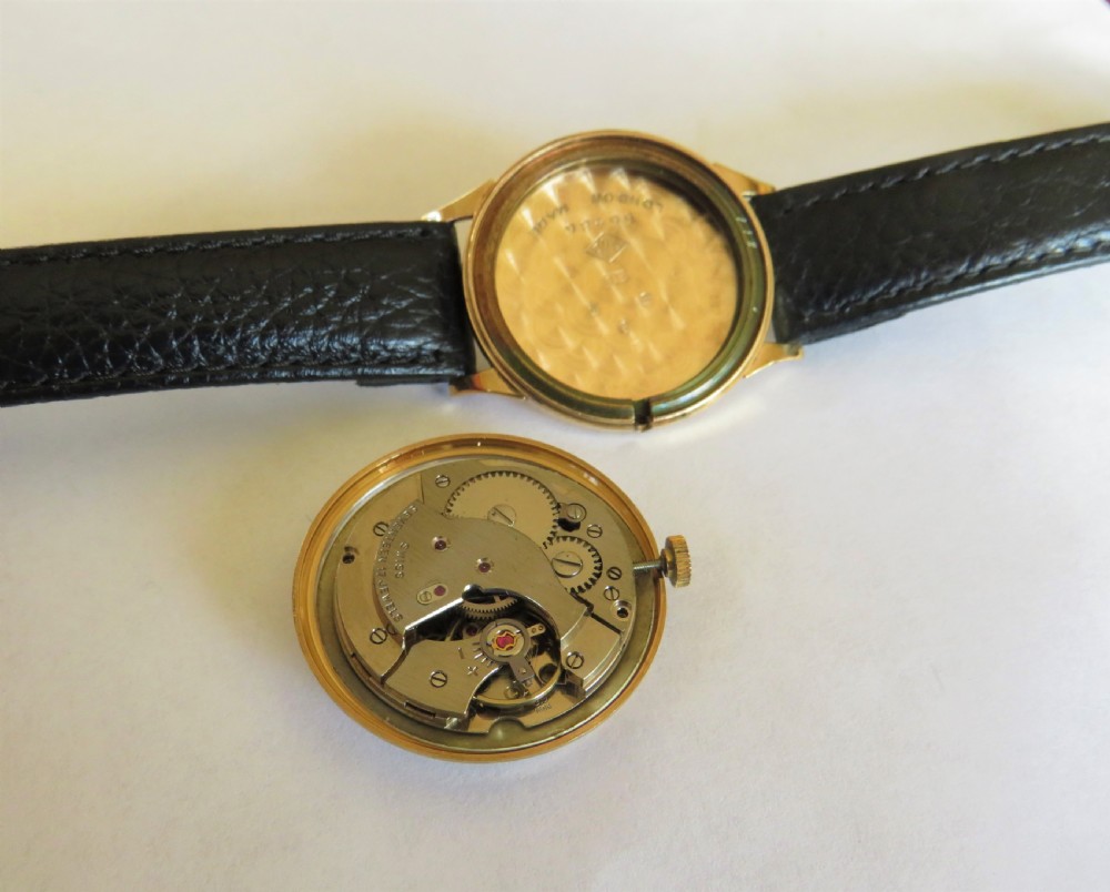 Gents 9ct gold Precimax wrist watch, 1965 View III