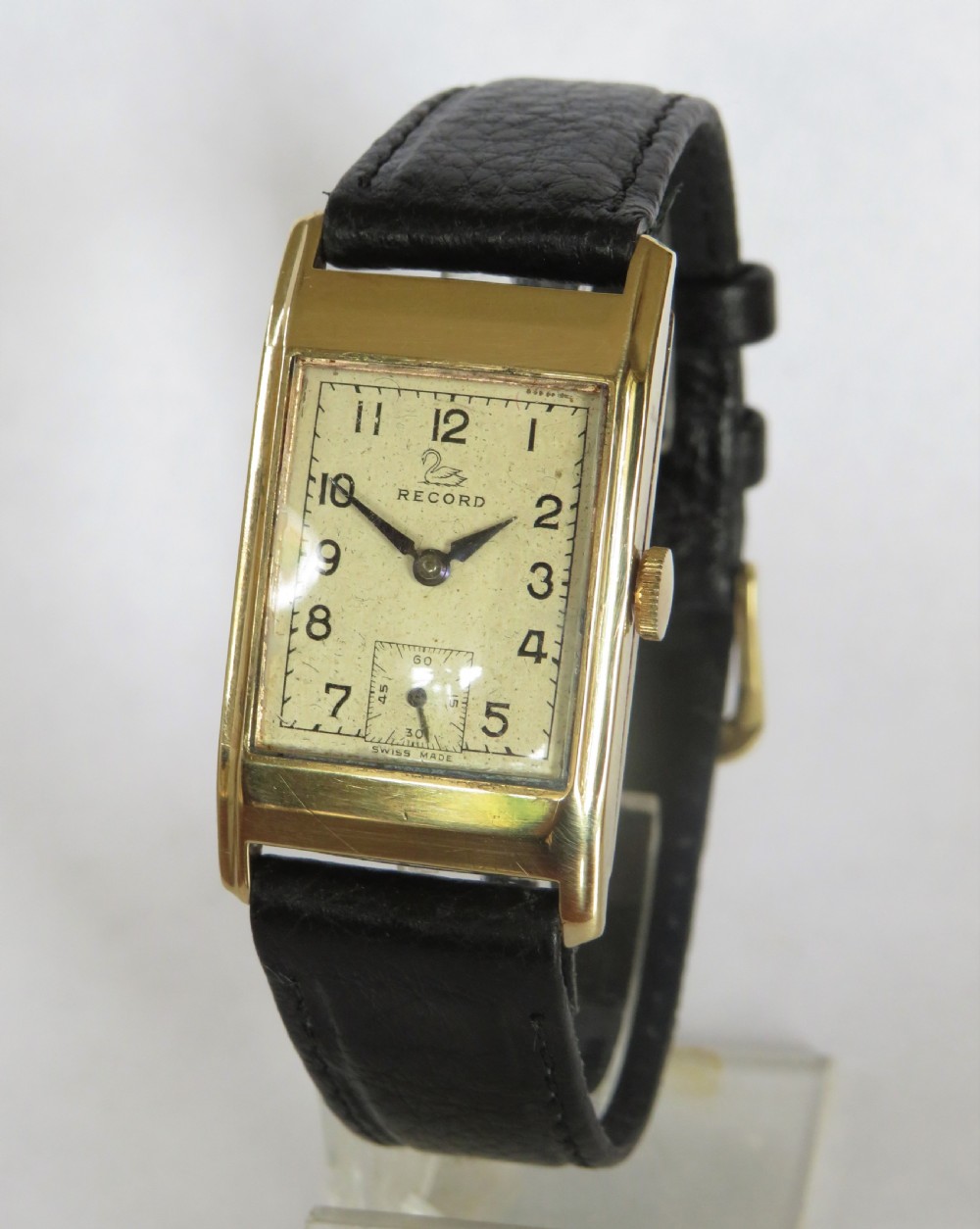 Mid-size 9 ct gold Record wrist watch, 1951