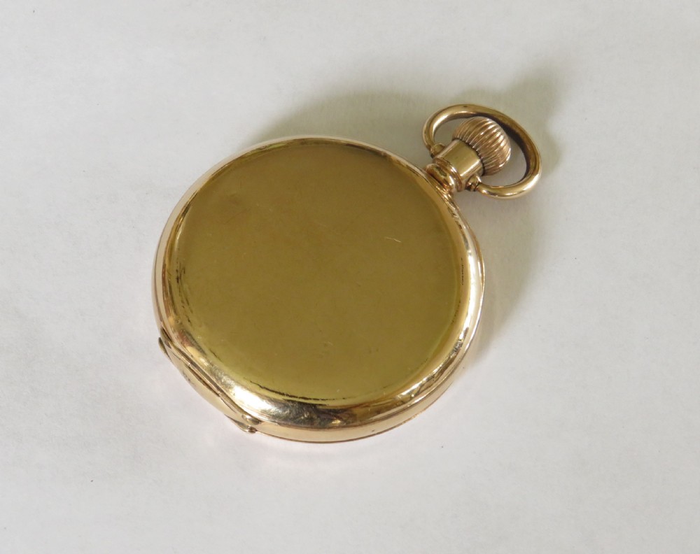 Waltham full hunter pocket watch, 1918 View V