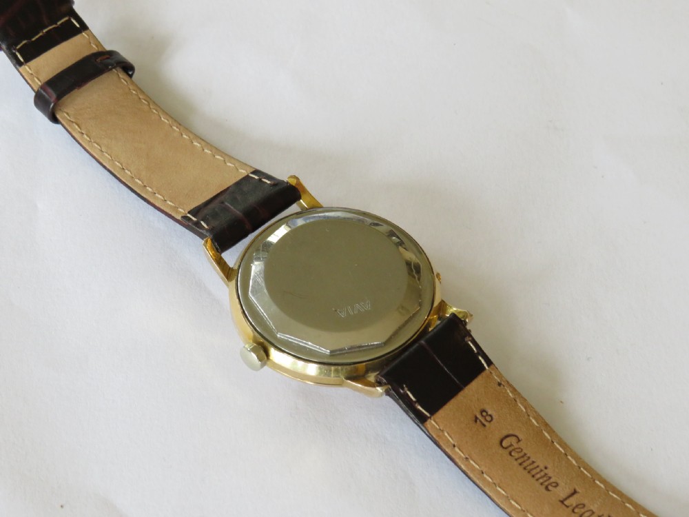 Gents 1950s Avia Dayter wrist watch View IV