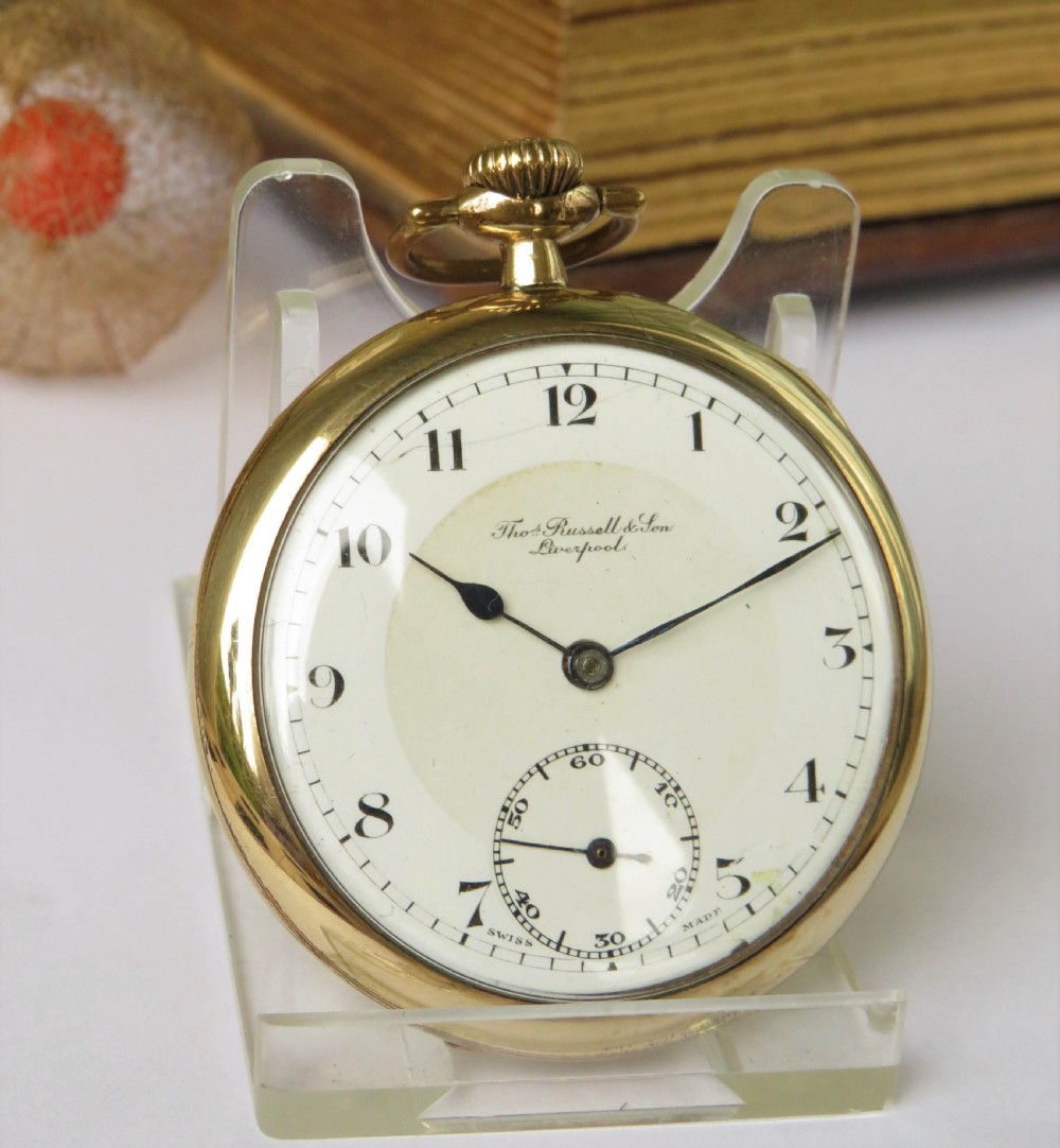 1920s Thomas Russell pocket watch View II