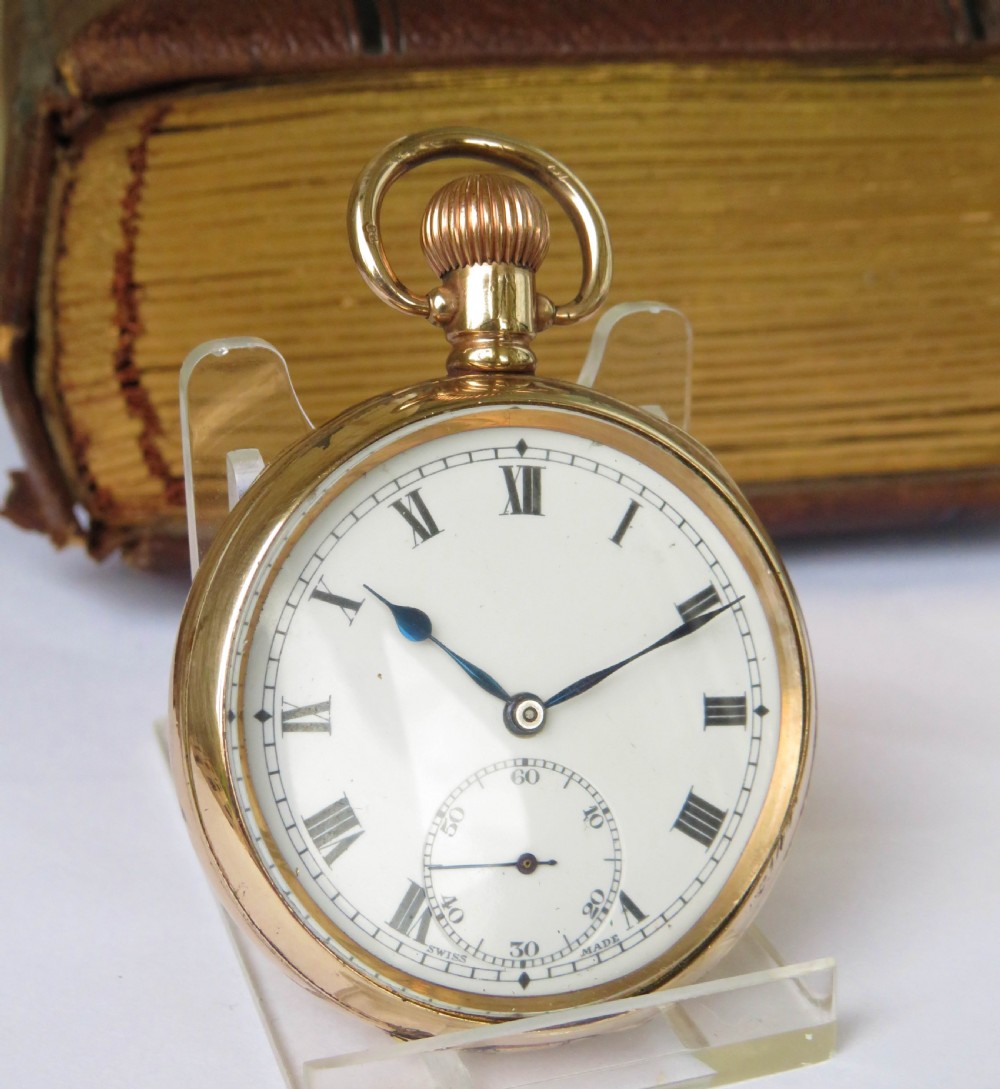 Antique pocket watch by Rotherham & Sons, circa 1920s. View II
