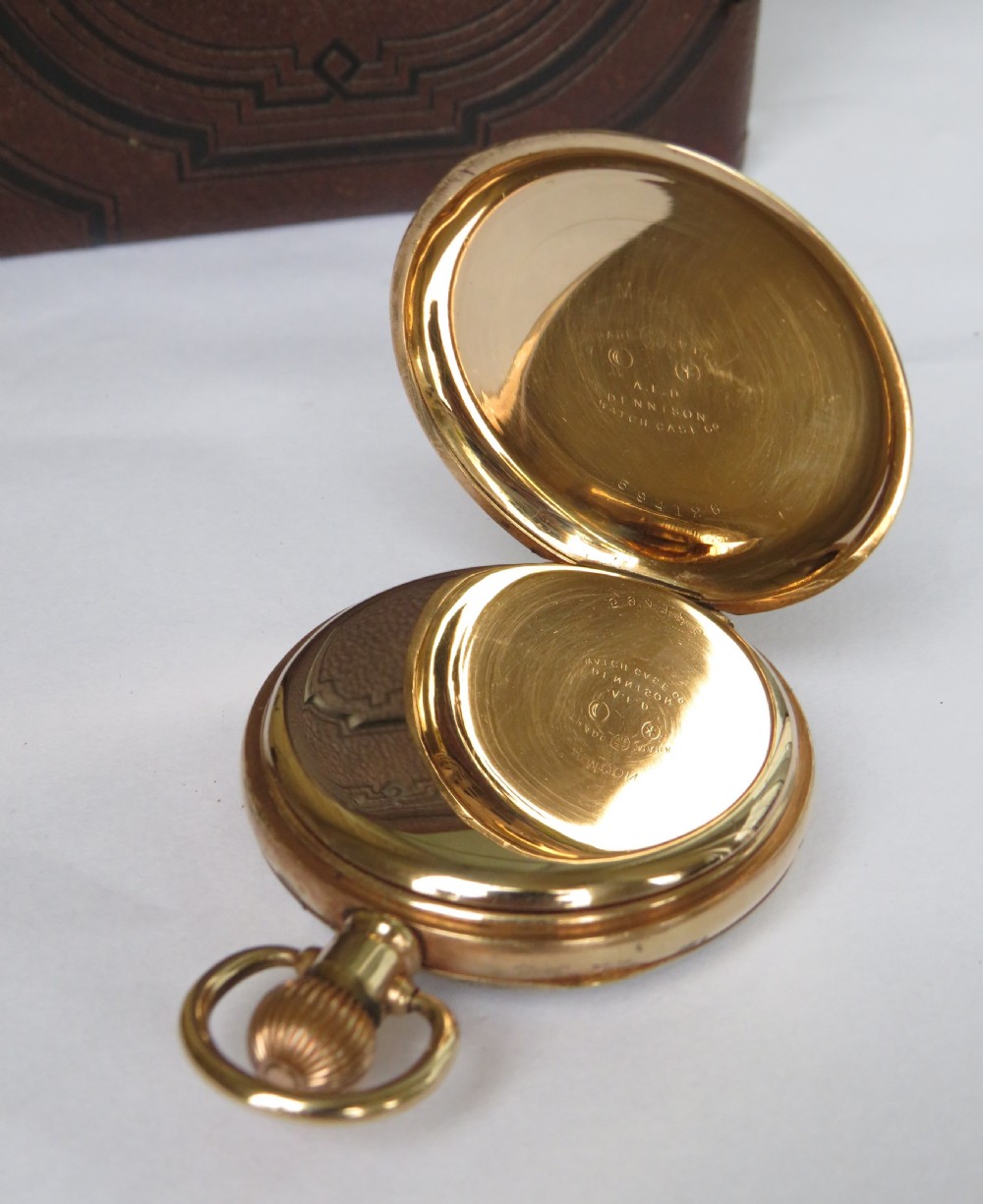 Antique pocket watch by Rotherham & Sons, circa 1920s. View IV