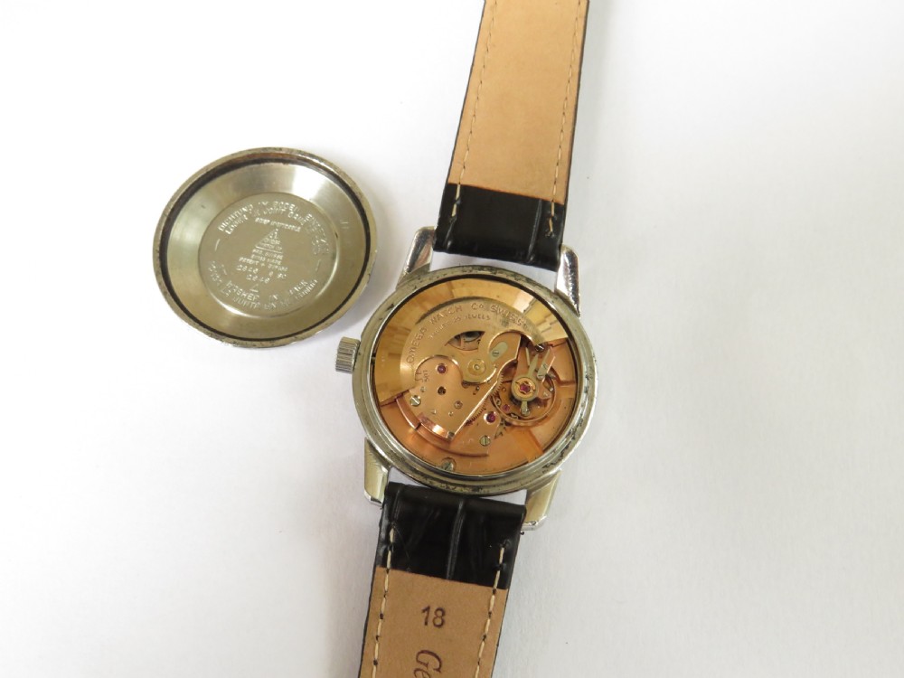 Gents Omega Seamaster wrist watch, c1957 View II