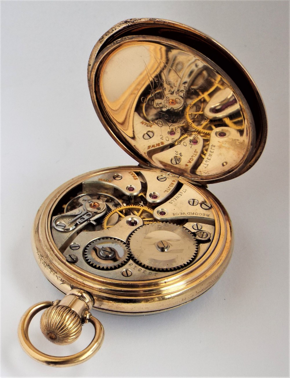 A 1930s Record Dreadnought pocket watch. View IV