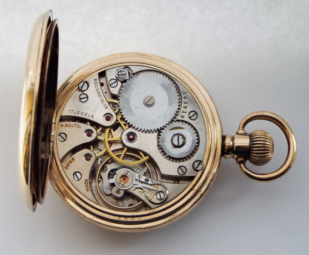 A 1930s Record Dreadnought pocket watch. View VI