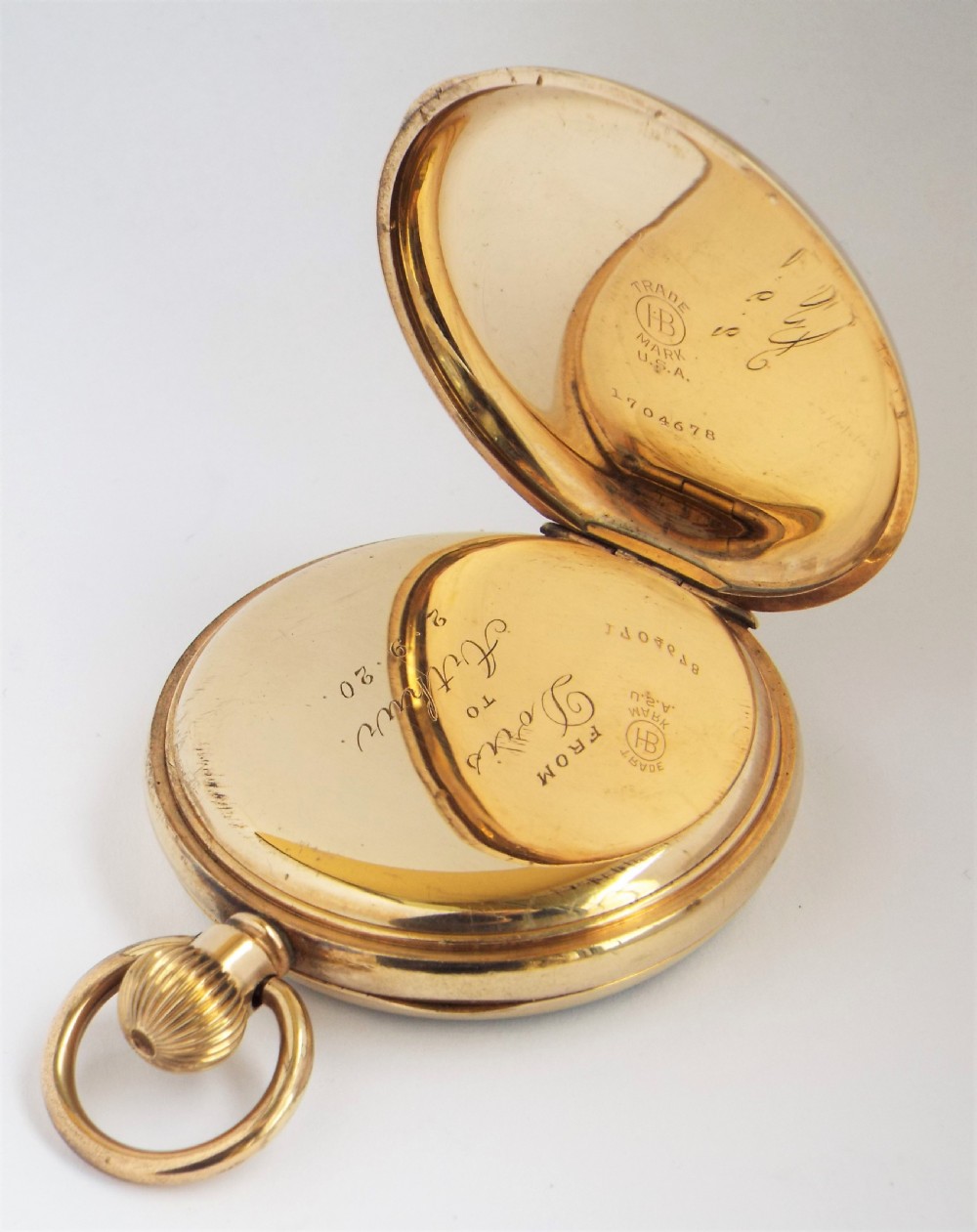 Antique 1920s Limit pocket watch. View III