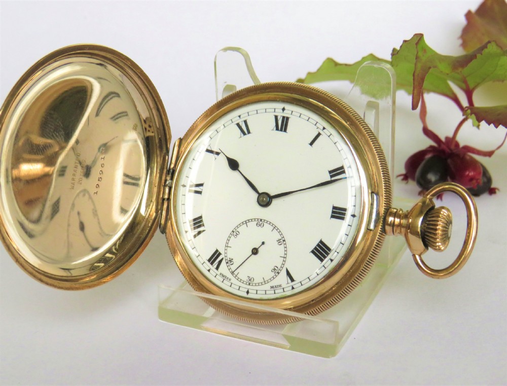 1920s Cyma full hunter pocket watch