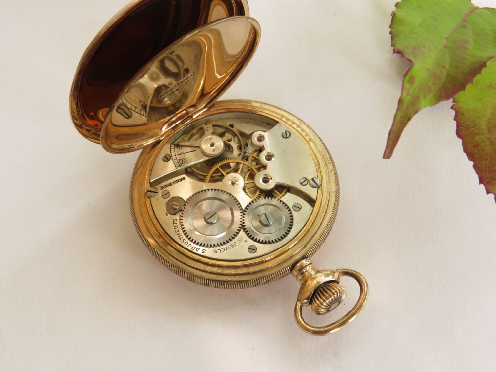 1920s Cyma full hunter pocket watch View II