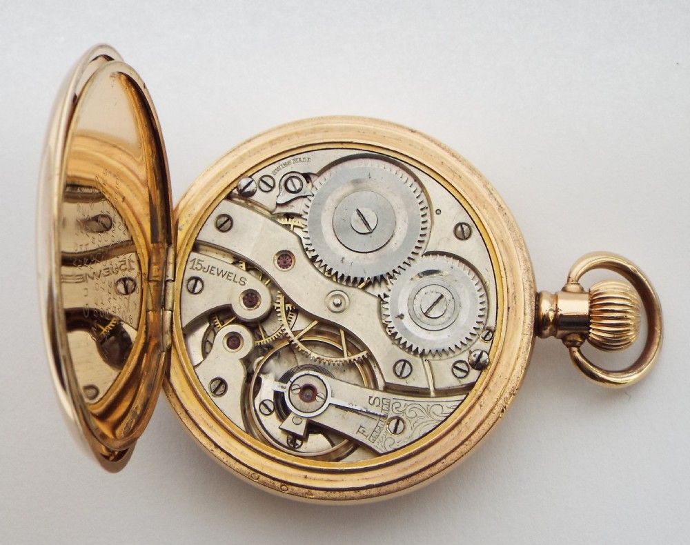 1920s Electa stem winding pocket watch View II