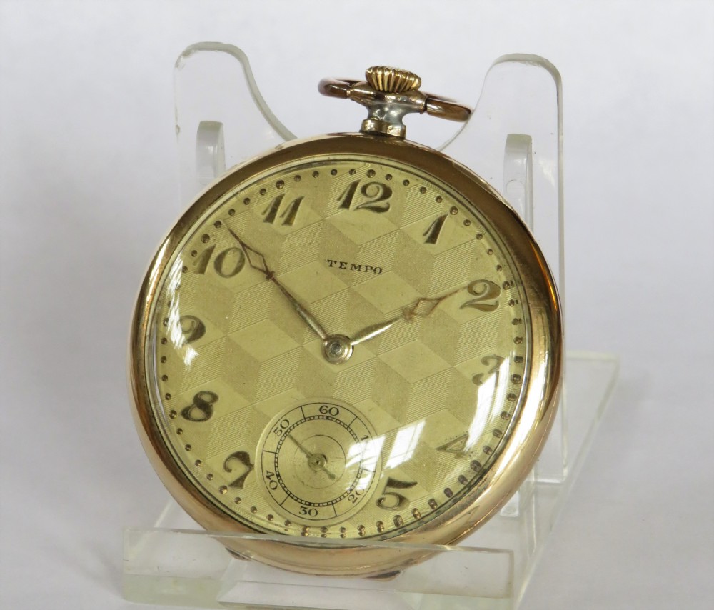 A 1930s Tempo pocket watch.