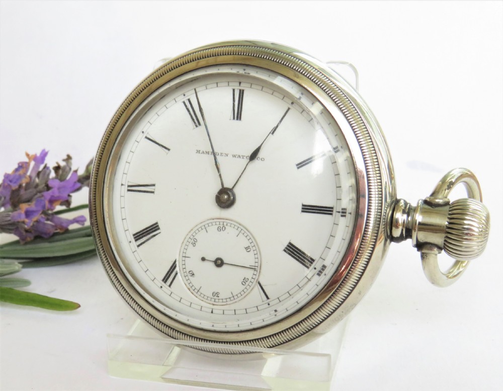 Antique Hampden pocket watch, 1881