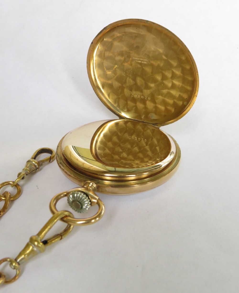 1960s Garrard pocket watch and chain View IV