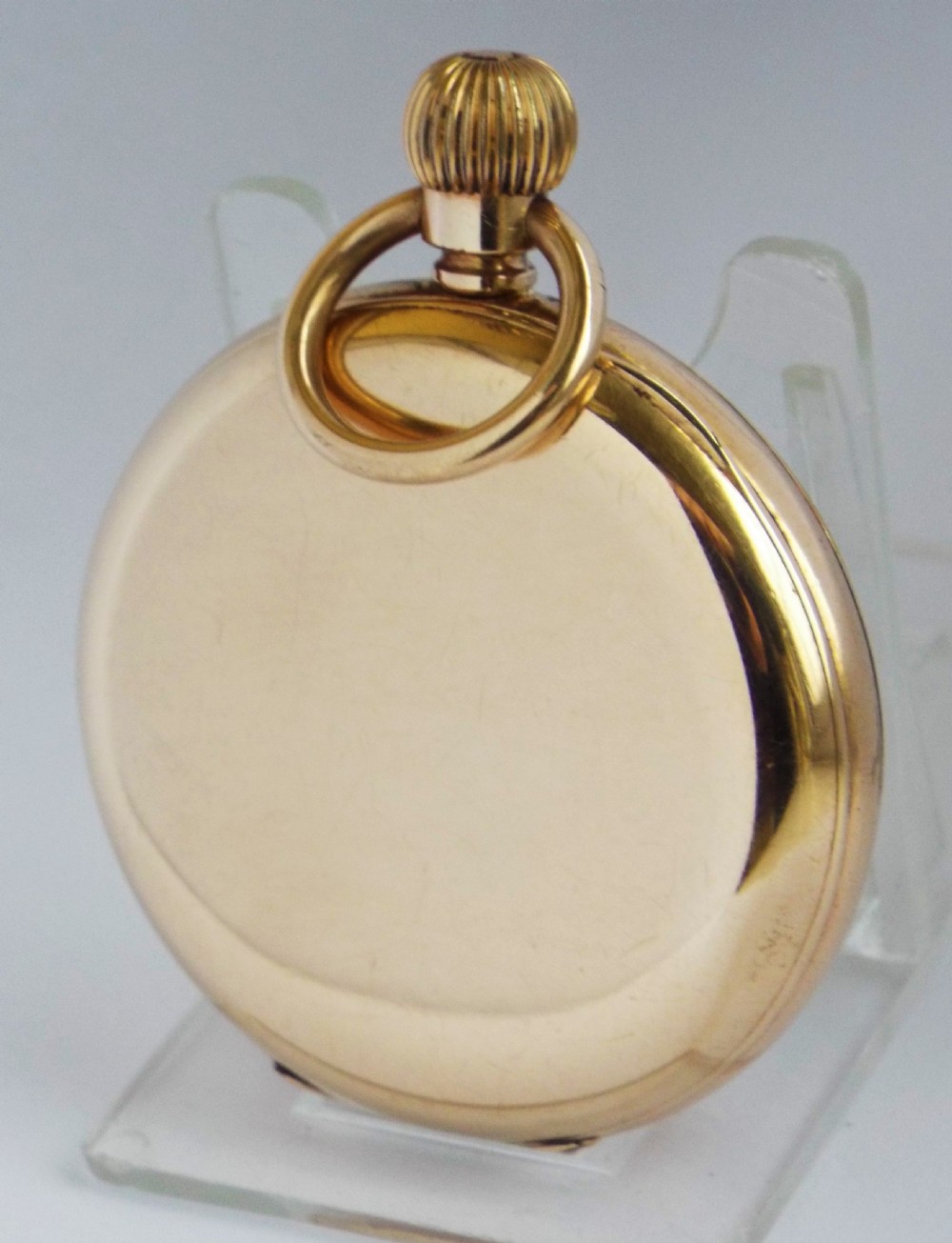 Antique 1895 Waltham stem winding pocket watch. View II