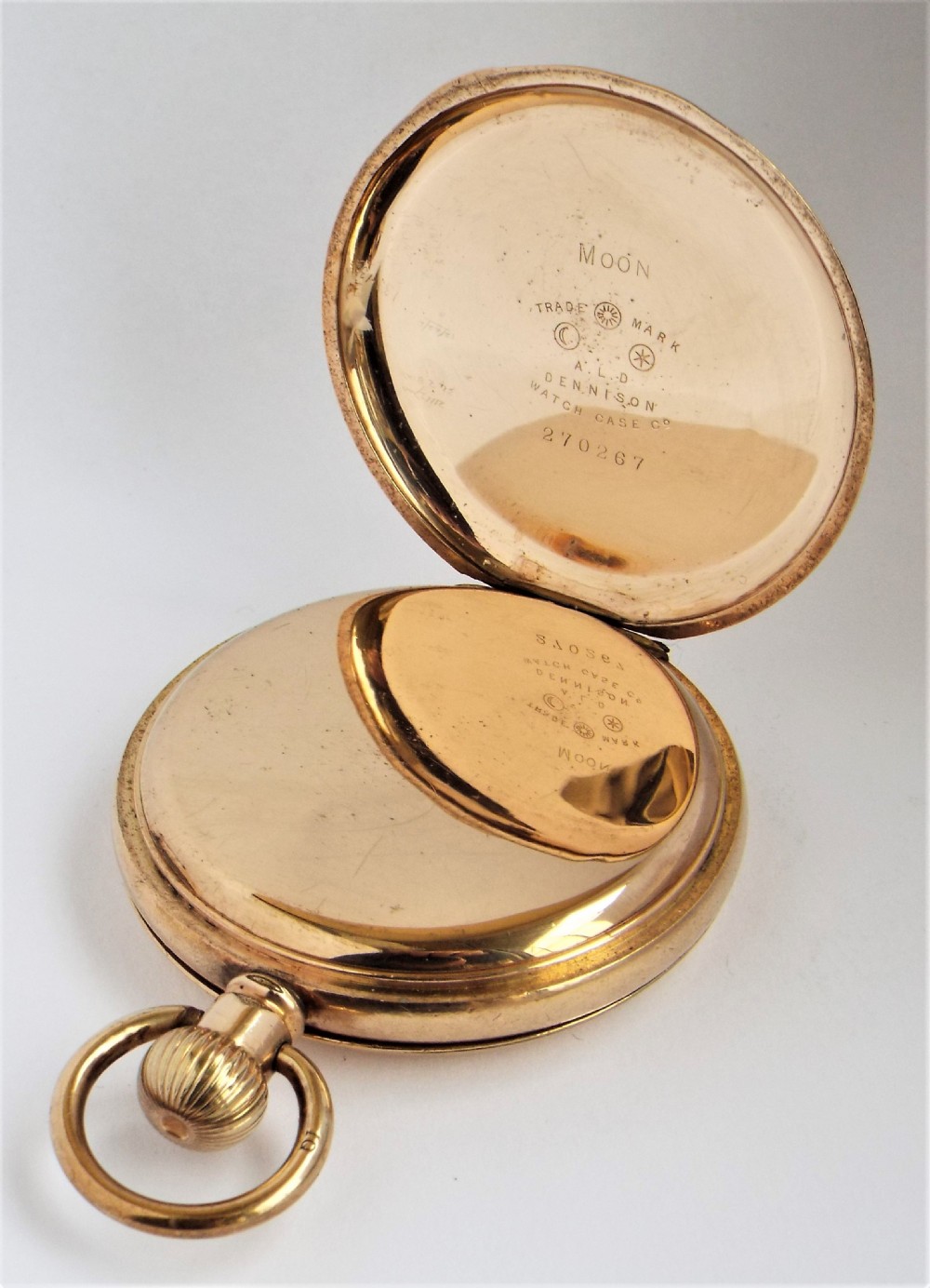 1920s Waltham Traveler full hunter pocket watch. View IV