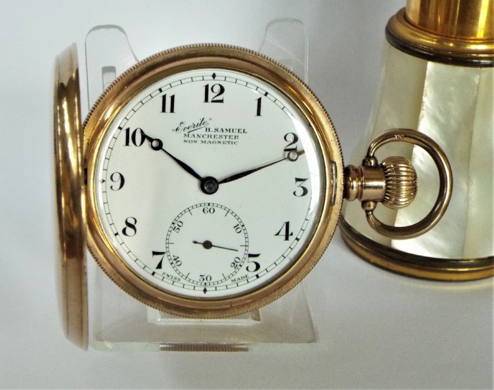 An “Everite” full hunter pocket watch from H Samuel.