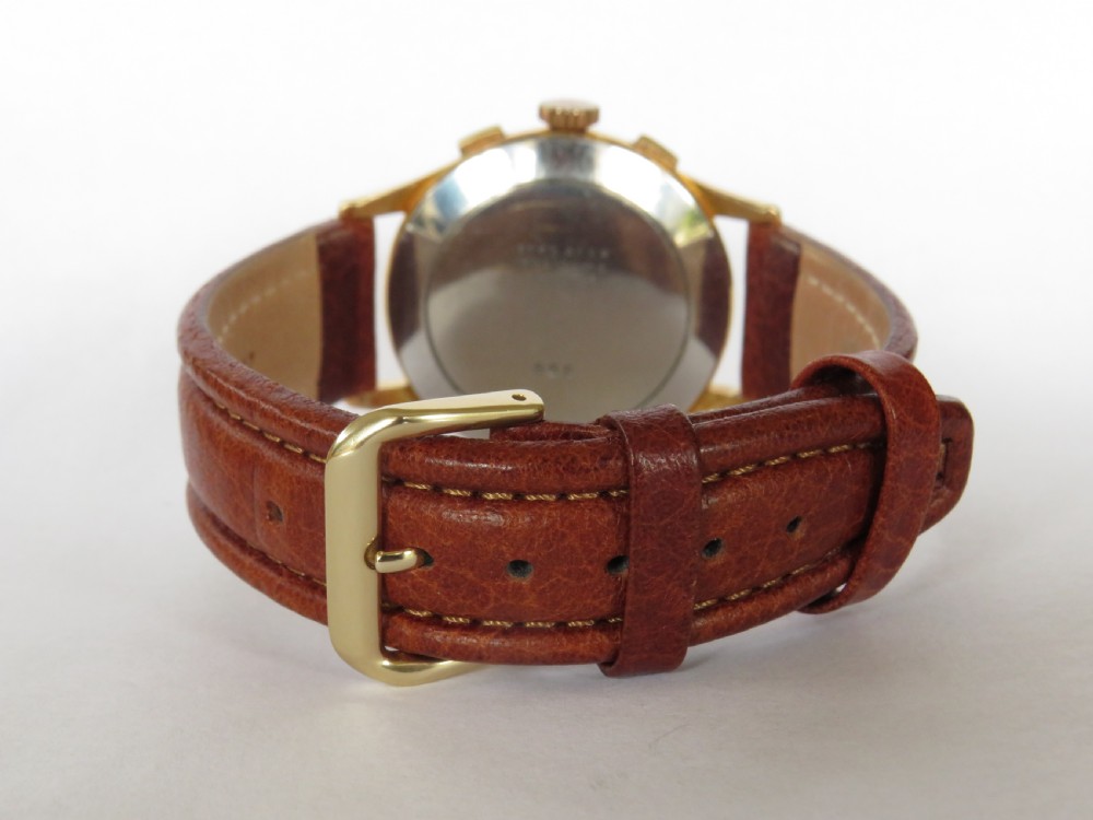 Gents 1950s Sada chronograph wrist watch View III