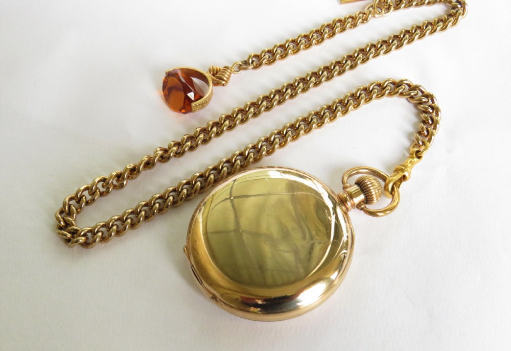 1921 Waltham pocket watch and chain View IV