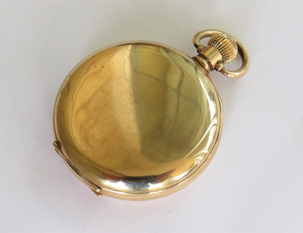 1930s Hexameter half hunter pocket watch, Mansfield View III