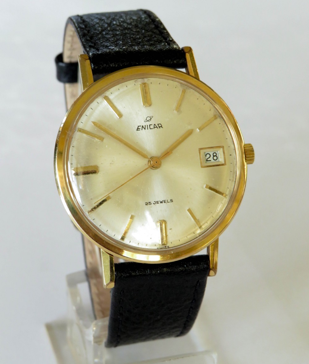 Gents 1960s Enicar wrist watch View II