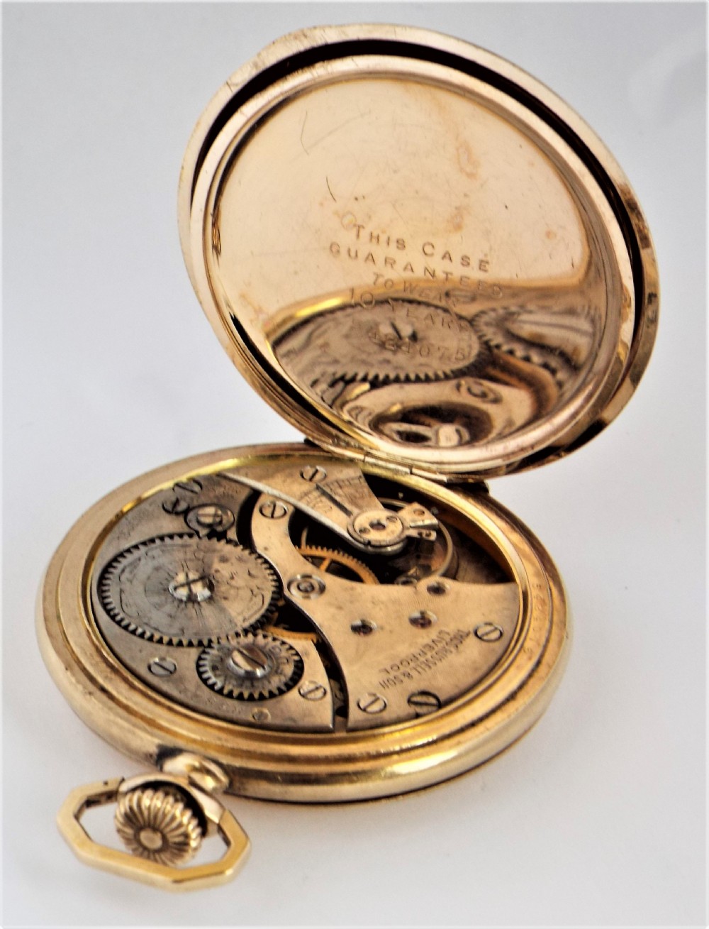 A 1930s Thomas Russell full hunter pocket watch. View V