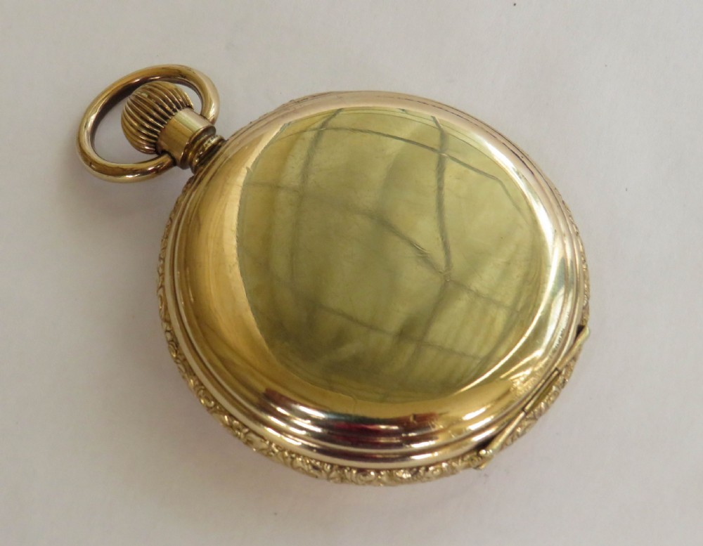 Thomas Russell “Premier” full hunter pocket watch View III