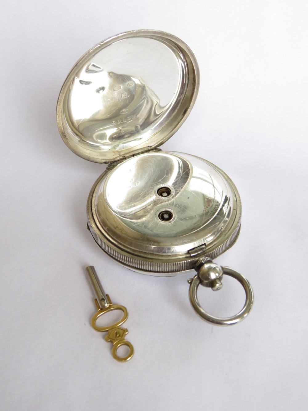 Antique silver Kendal & Dent pocket watch View IV