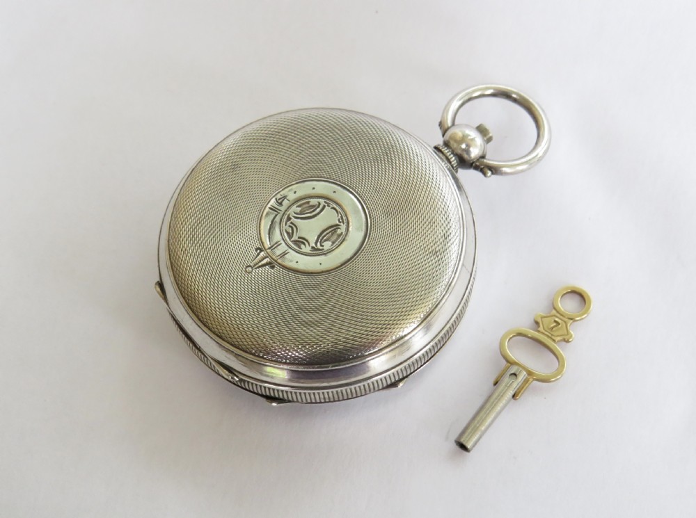 Antique silver Kendal & Dent pocket watch View V