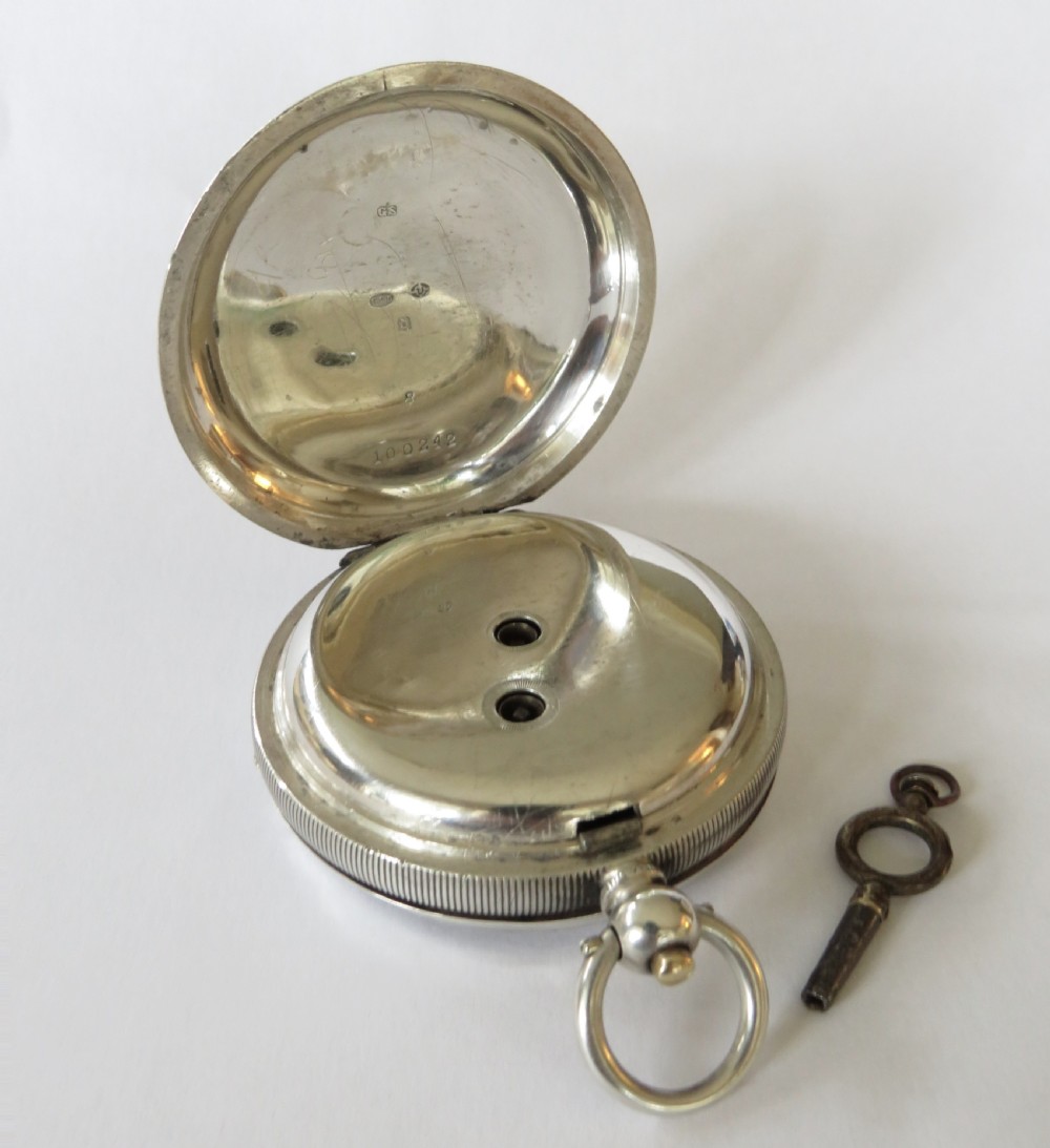 Antique silver pocket watch, 1919 View II