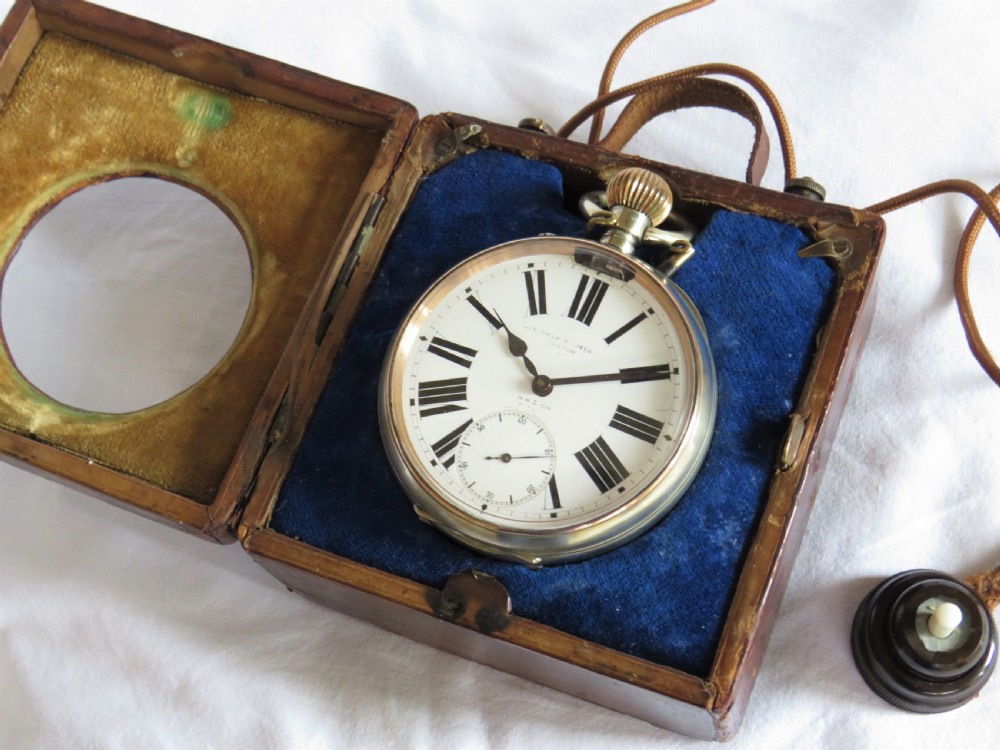 Antique Omega goliath pocket watch with light View II
