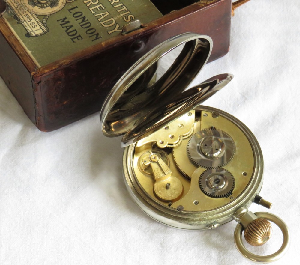 Antique Omega goliath pocket watch with light View III
