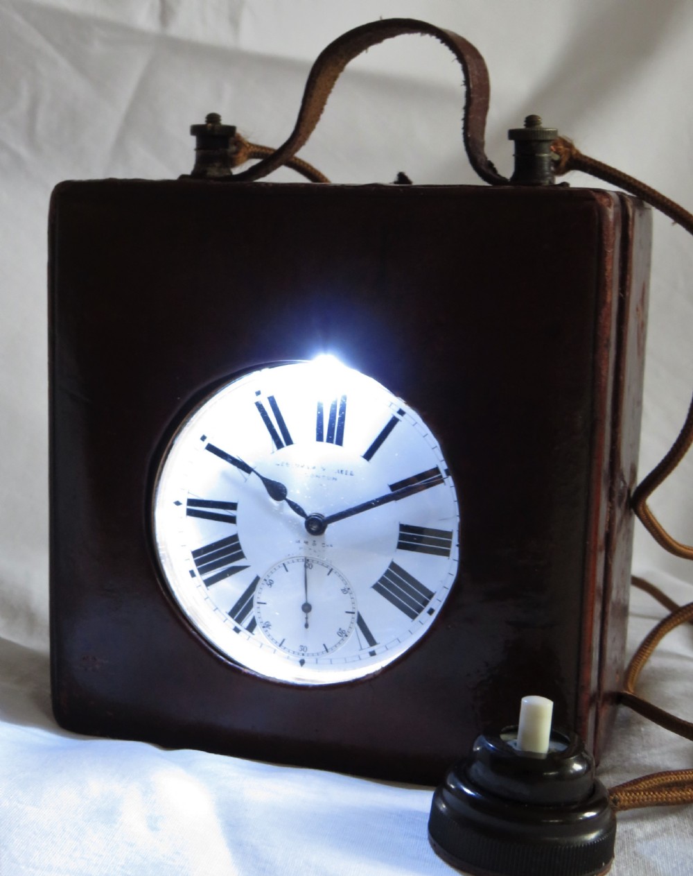 Antique Omega goliath pocket watch with light View VI