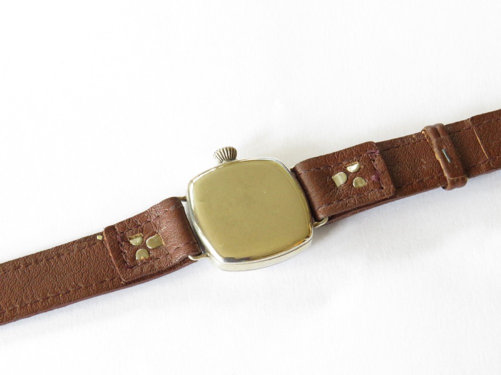 Gents 1920s Omega Regina silver wrist watch View IV