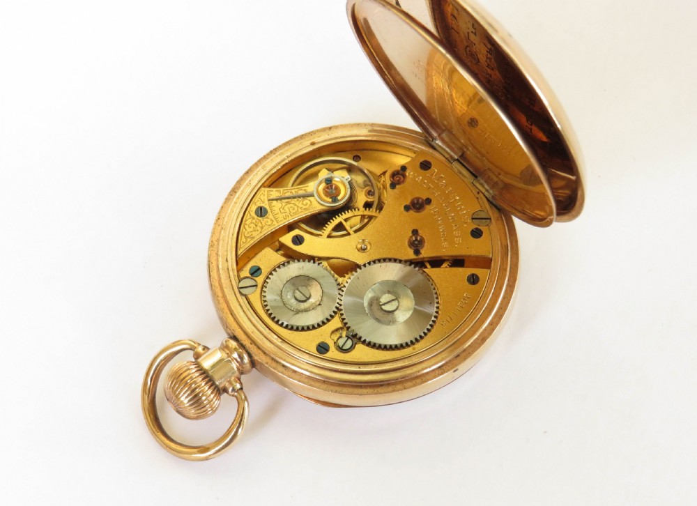 WW1 Waltham Marquis pocket watch, aviation View IV