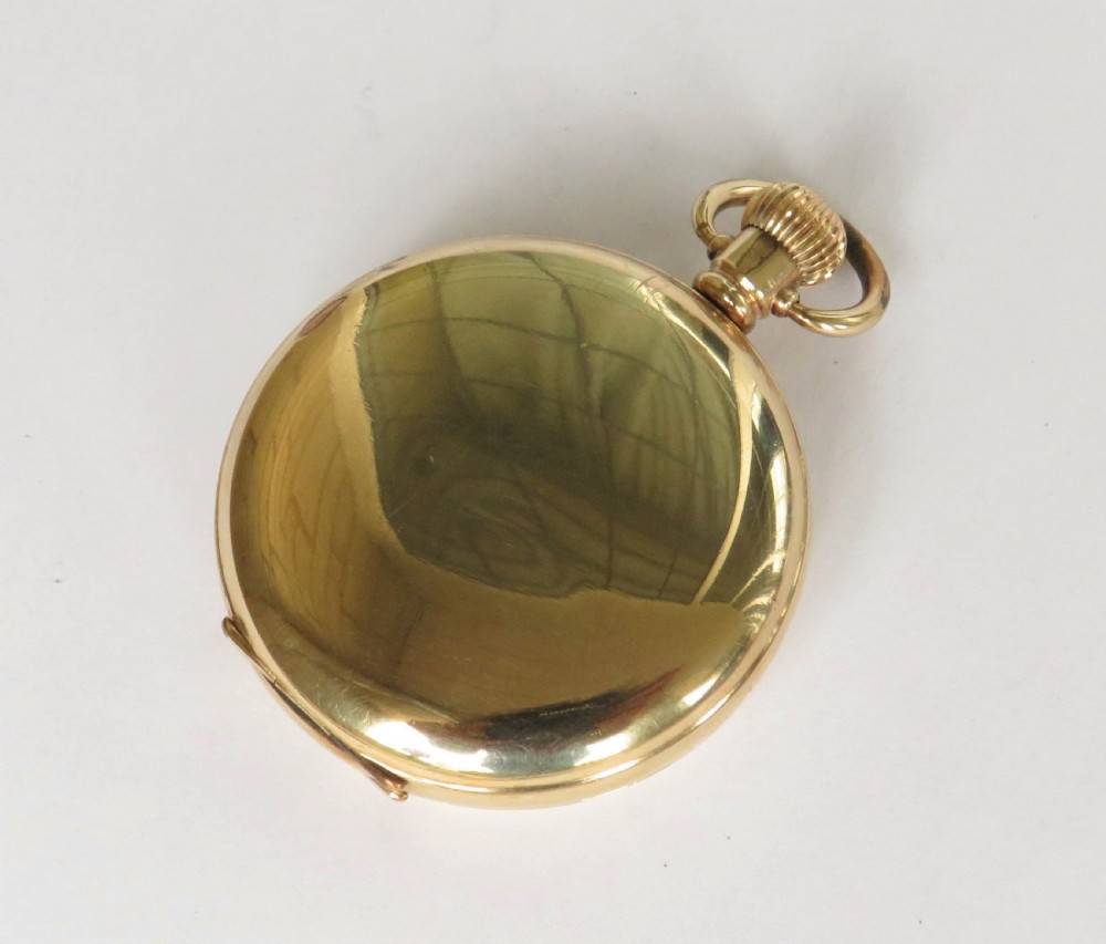 1920s Craftsman full hunter pocket watch View III