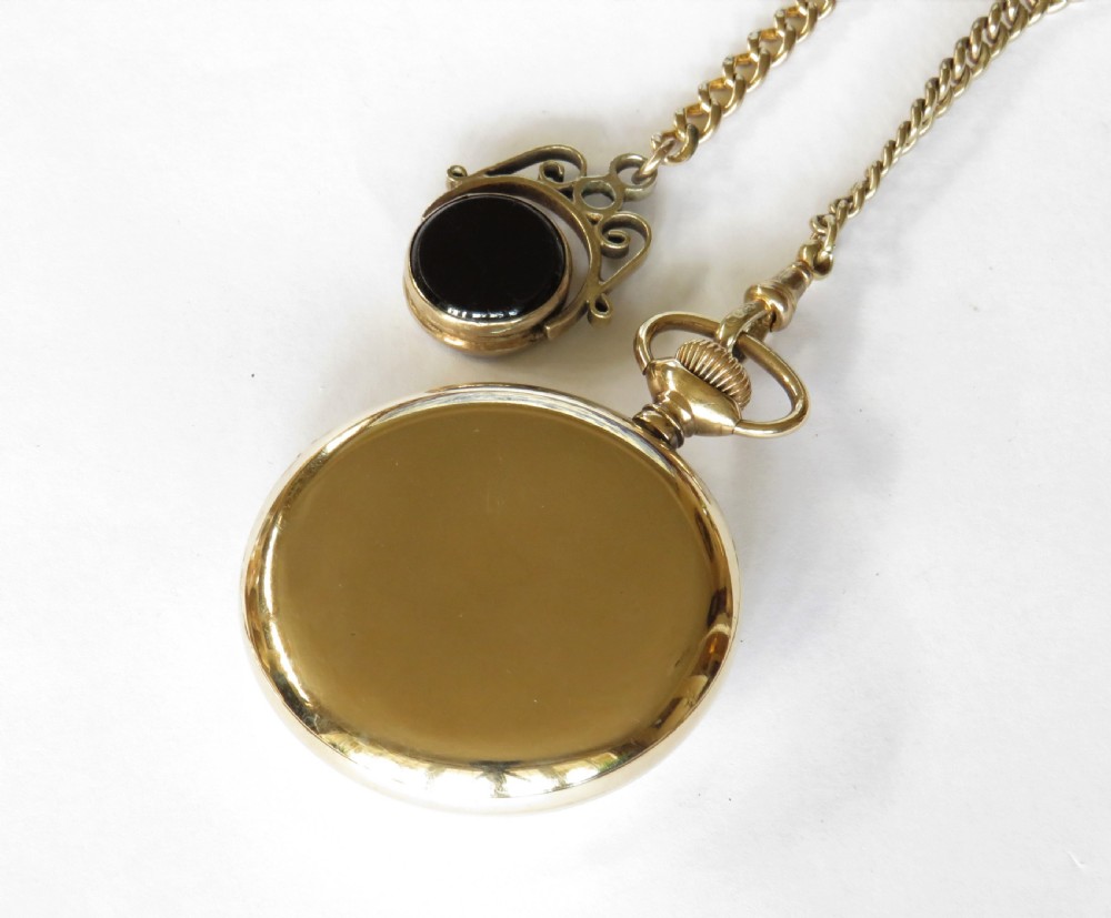 1920s Swiss pocket watch and albert View III