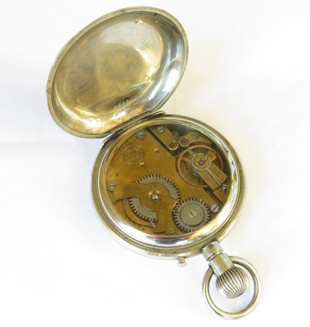Rare antique Roskopf patent 'yoga' pocket watch View III