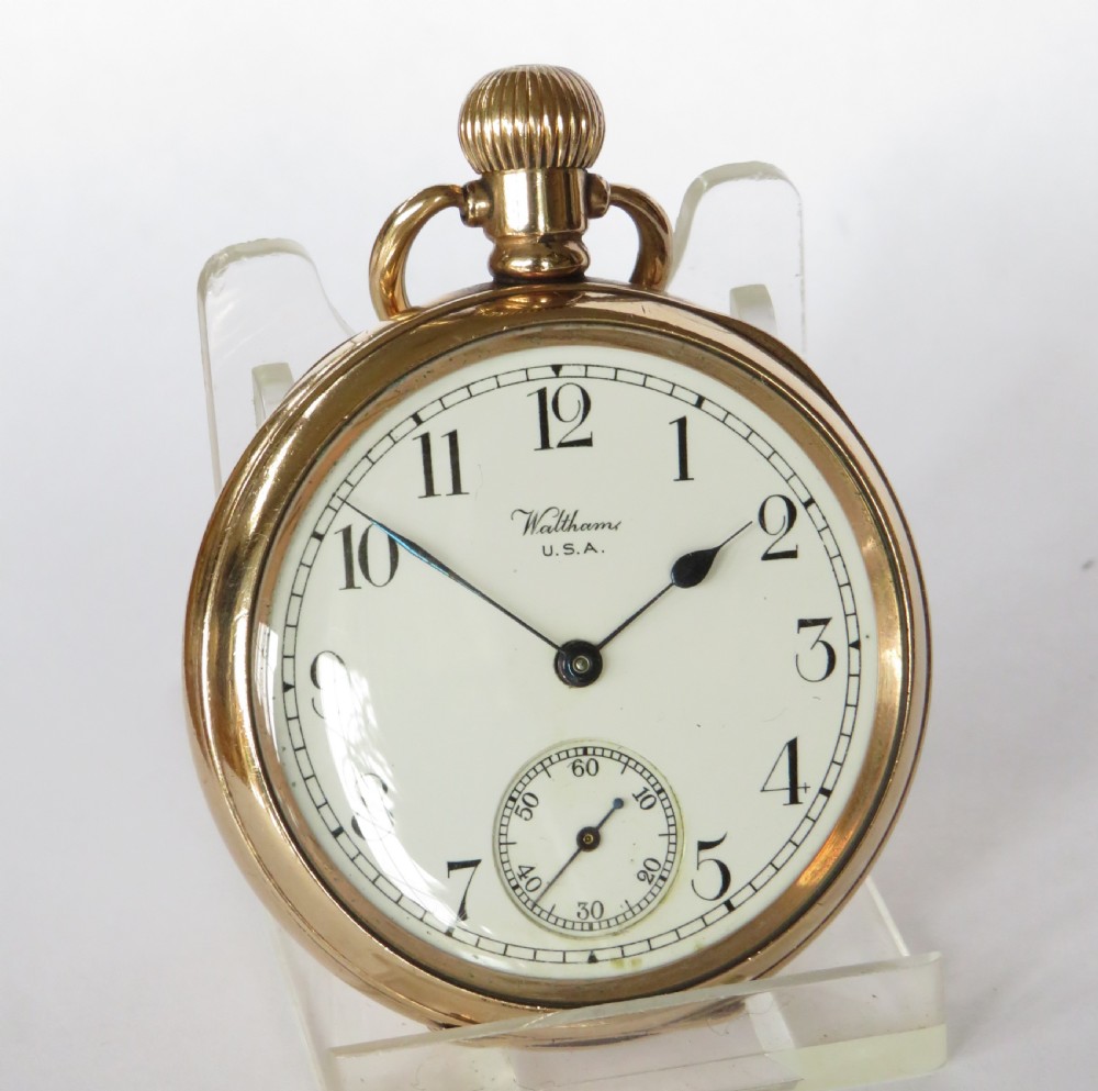 1920s Waltham Traveler pocket watch, police interest View II