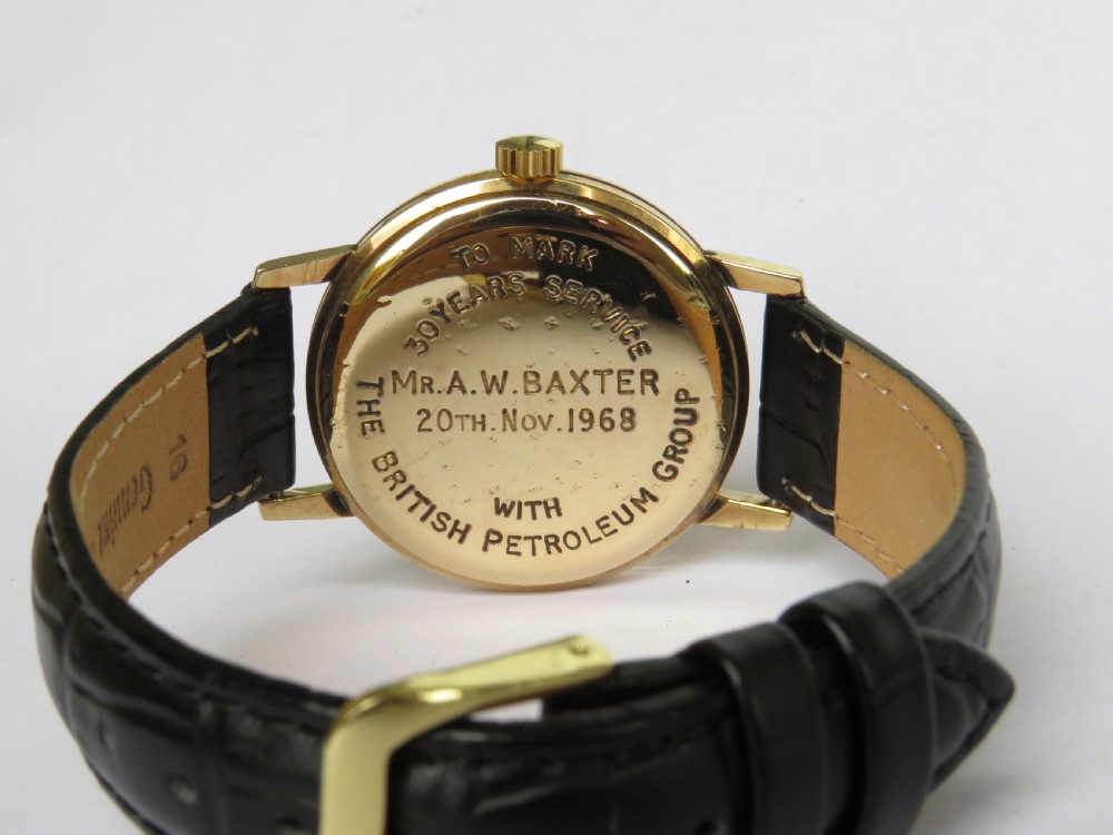 Gents 9ct gold Longines wrist watch, 1966 View IV