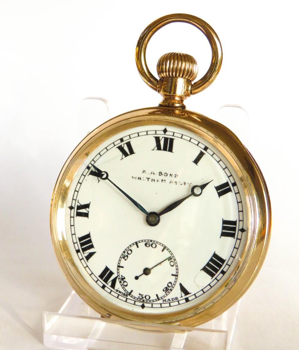 1930s Lagaros pocket watch by Record, Waltham Abbey