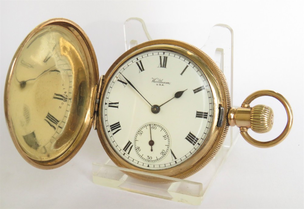 Antique Waltham P S Bartlett hunter pocket watch