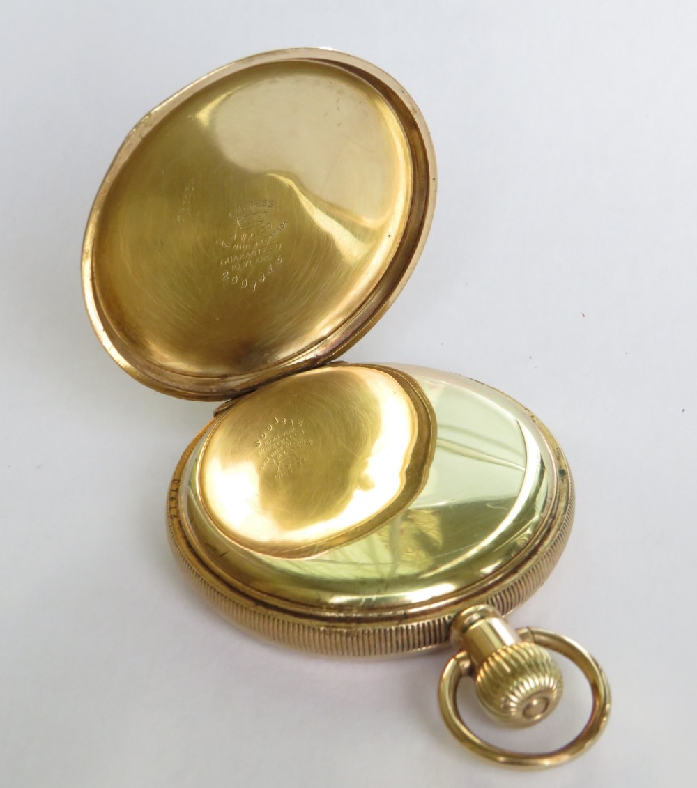Antique Waltham P S Bartlett hunter pocket watch View II