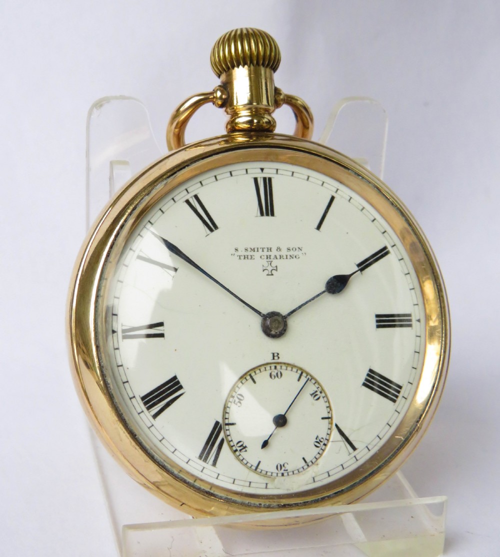 Antique S Smith & Son 'The Charing' pocket watch View II