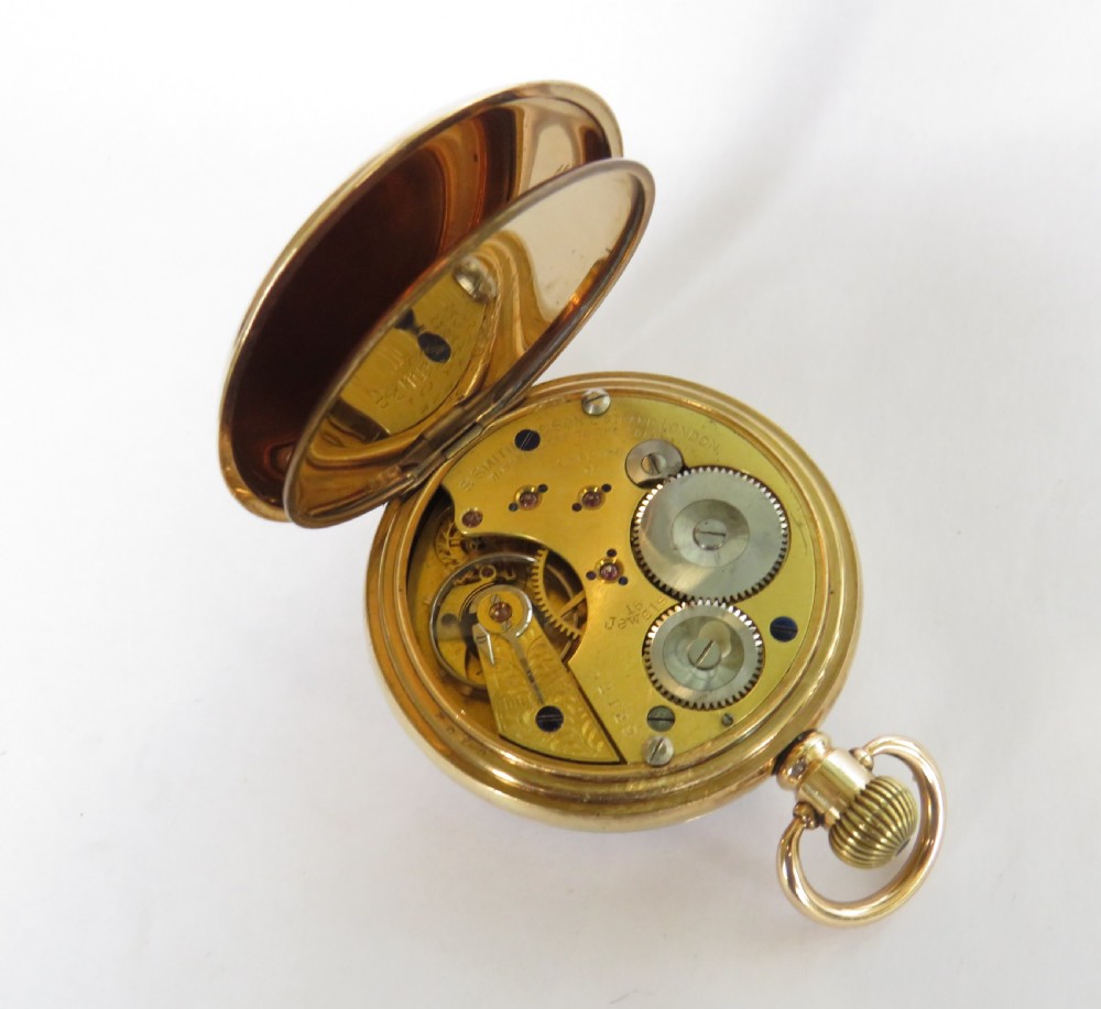Antique S Smith & Son 'The Charing' pocket watch View III