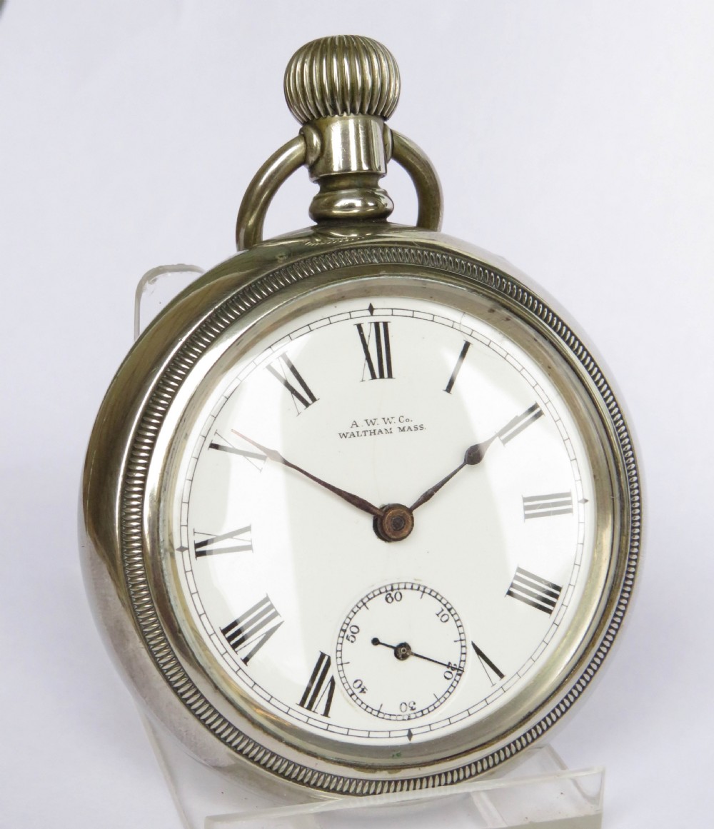 Antique Waltham Crescent Street pocket watch View II