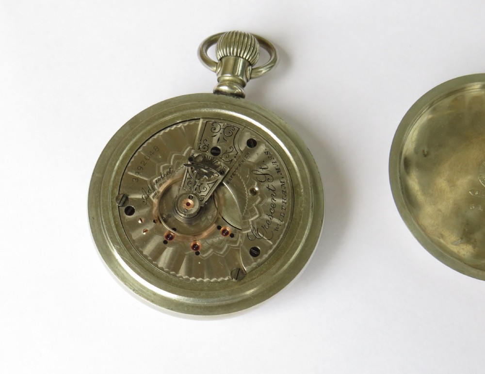 Antique Waltham Crescent Street pocket watch View IV