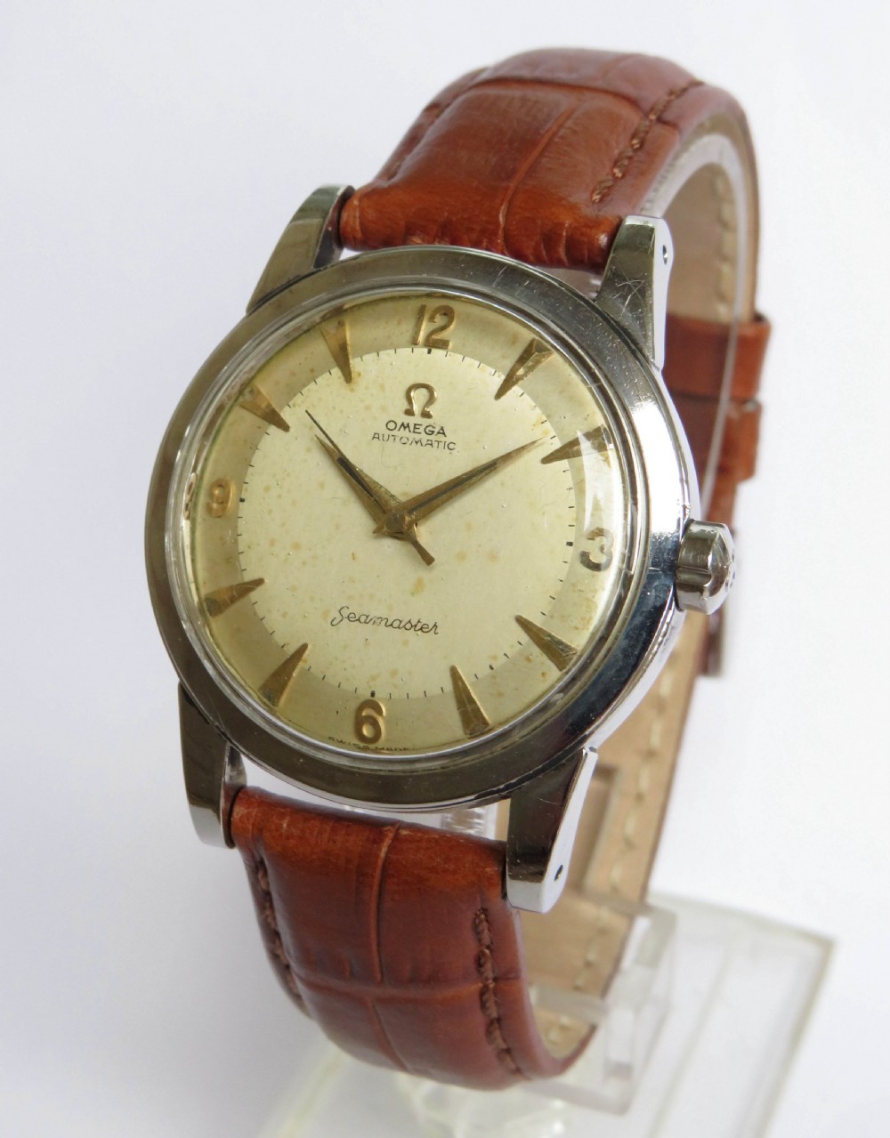 Gents 1951 Omega Seamaster bumper automatic watch