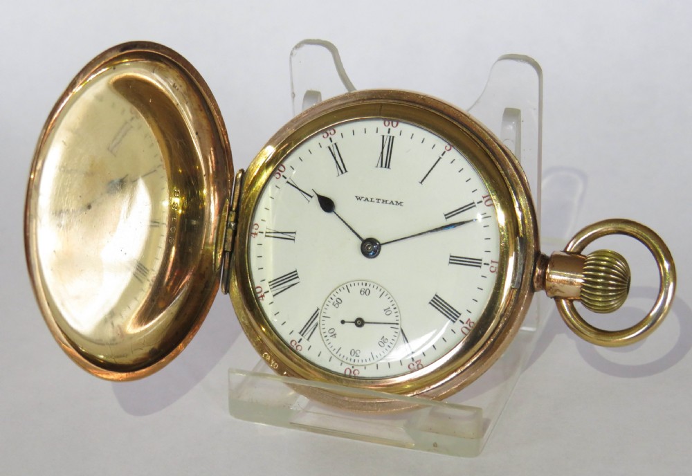 Antique 1908 Watham full hunter pocket watch