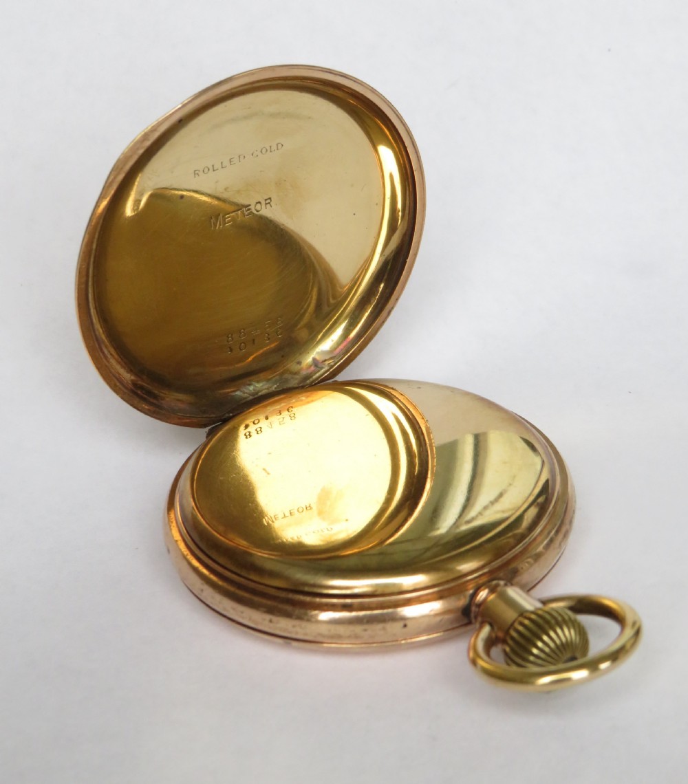 Antique 1908 Watham full hunter pocket watch View II